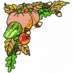 Vegetable Embroidery Design 3